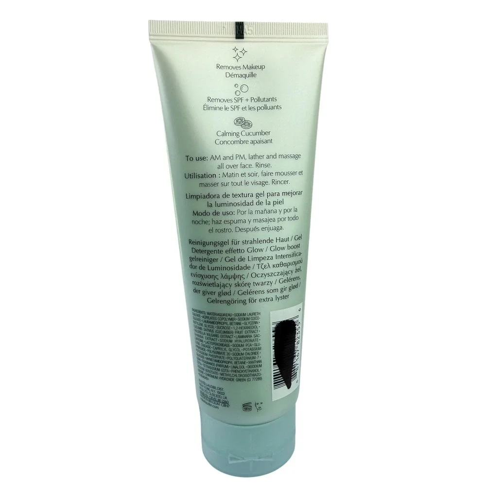 Estee Lauder DayWear Glow Boost Jelly Cleanser 4.2oz 125ml Calming Cucumber New